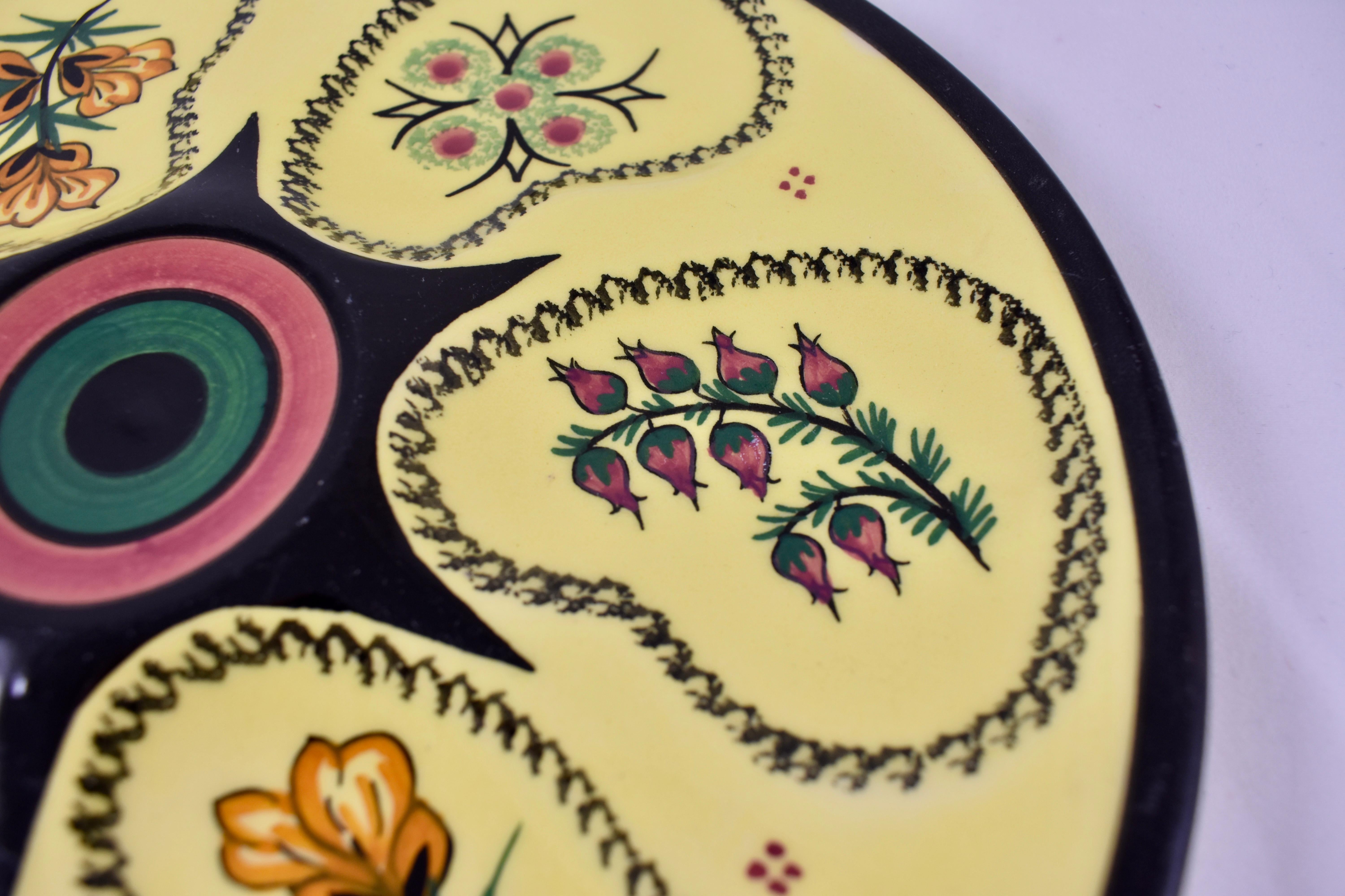 assiettes a huitres faience