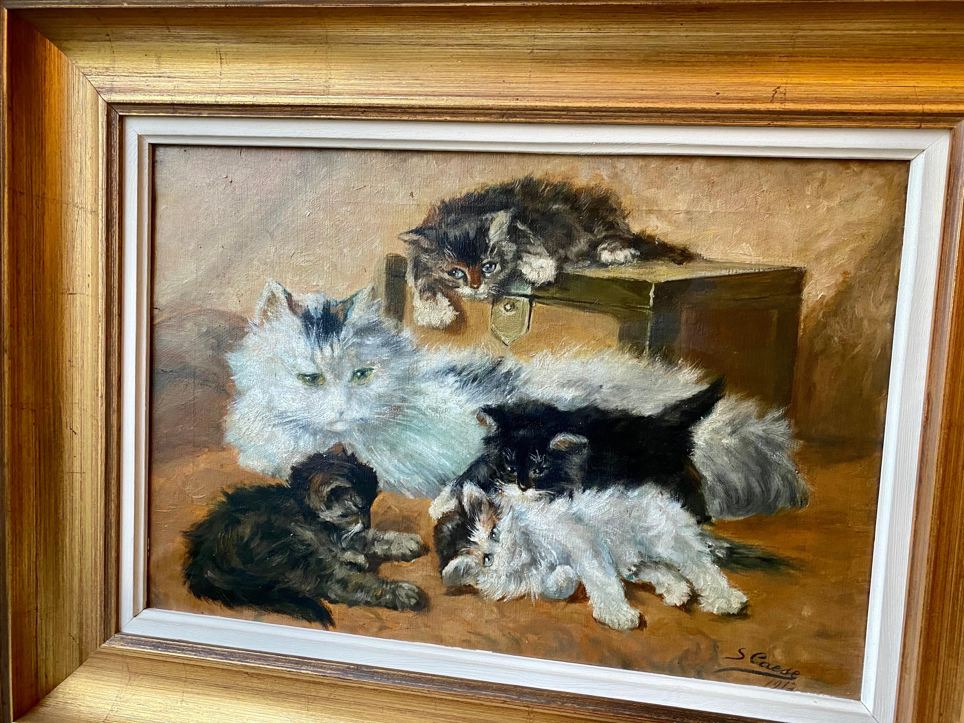 cuadros famosos de gatos