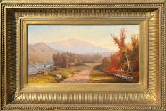Autumn Landscape (NH) by Hudson River artist Henry A. Ferguson (1845-1911)