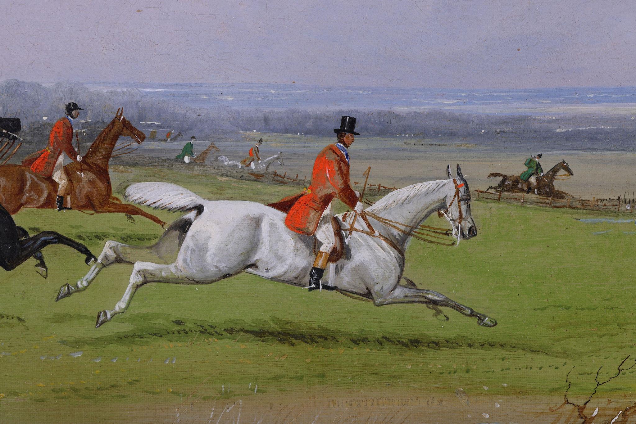 On The Chase (Viktorianisch), Painting, von Henry Alken