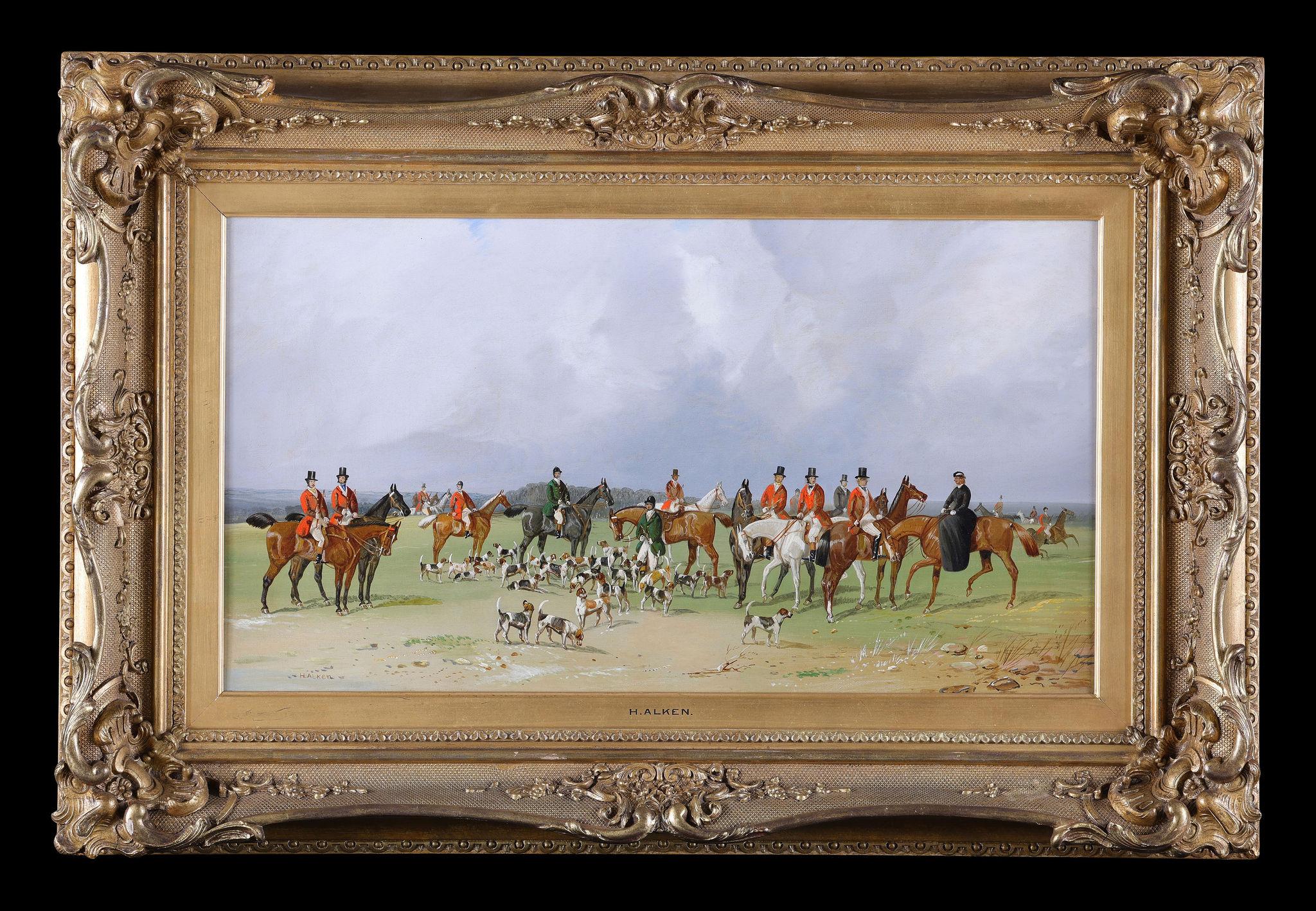 Henry Alken Animal Painting - The Hunt Resting