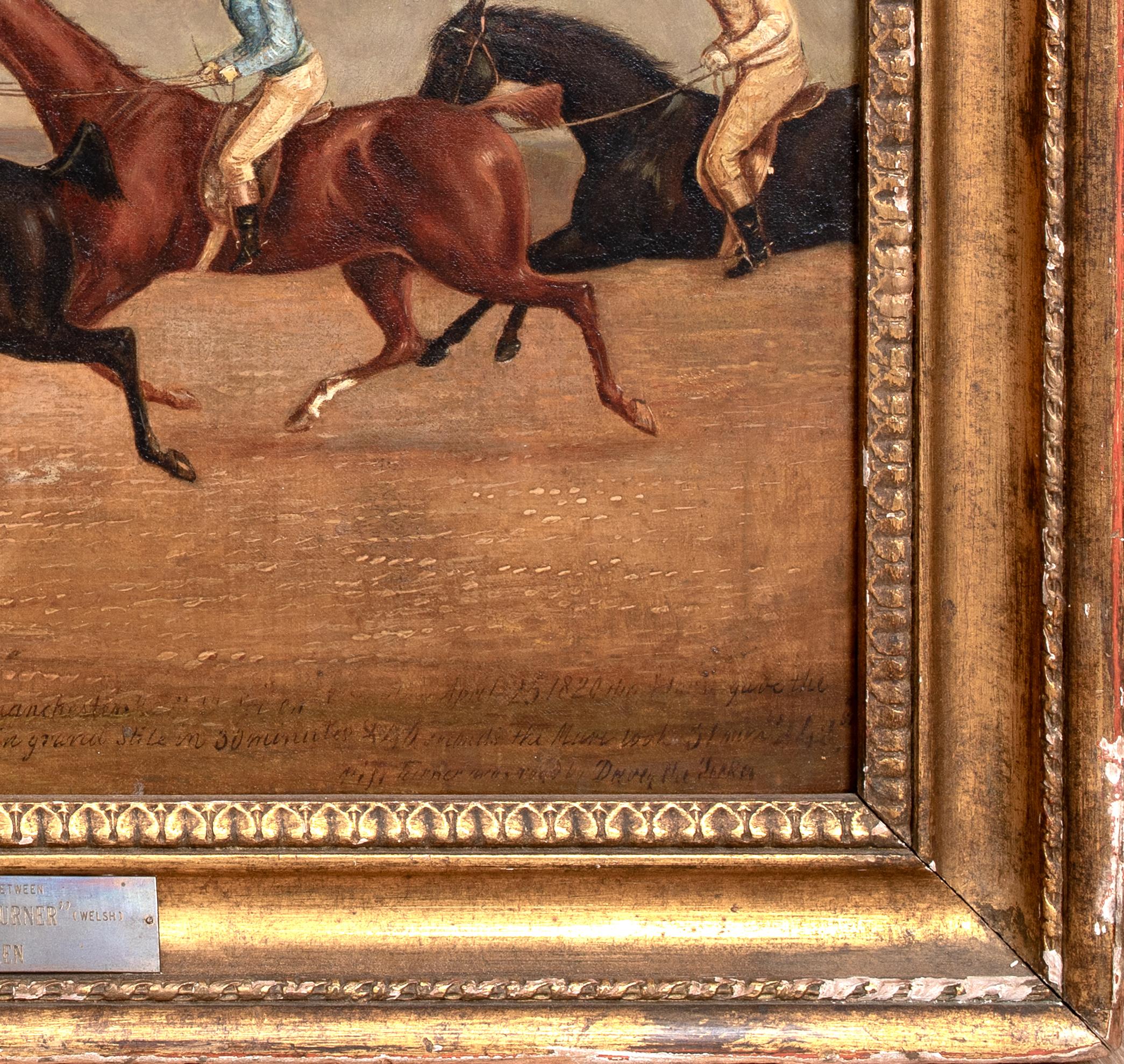 Corsa al trotto, Ratter (USA) e Miss Turner (Gallese), 1820

da HENRY ALKEN SNR  (1785- 1851) 

Grande incontro di trotto inglese del XIX secolo tra Rattler (USA) e Miss Turner (Gallese), olio su tela di Henry Allen Senior. Eccellente qualità e