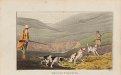 Grouse Shooting- Etching by Henry Alken - 1822