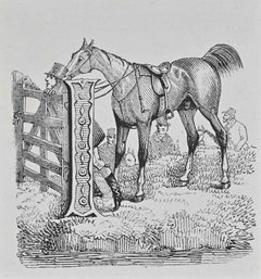 Horse - Lithograph by Henry Alken - 1846