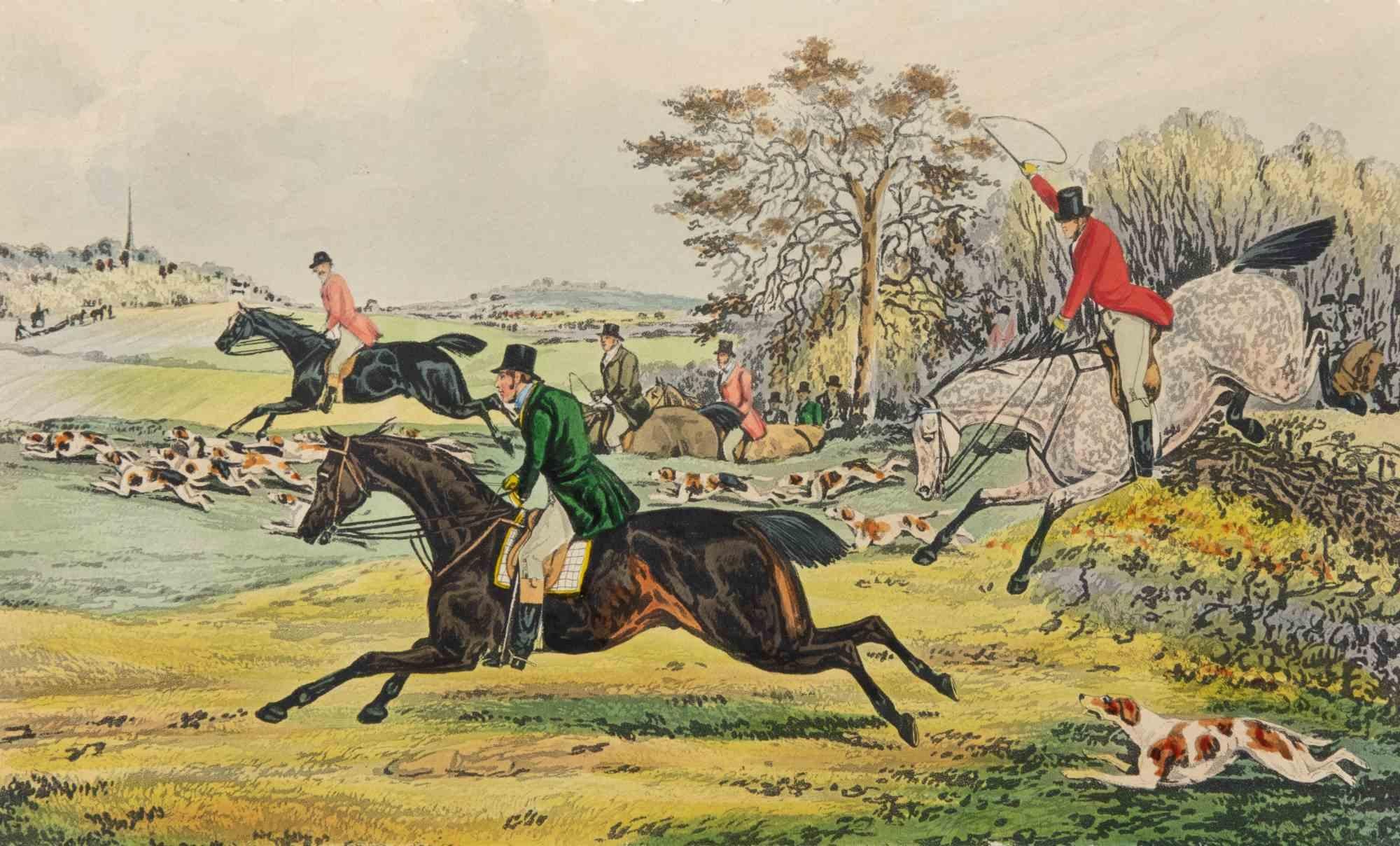 The Analysis of the Hunting Field - Etching by  Henry Alken- 1846