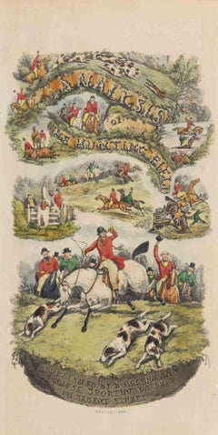 The Analysis of the Hunting Field - Frontispiece - Etching by  Henry Alken- 1846