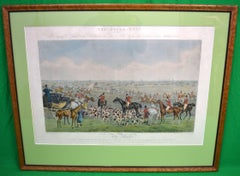 "The Quorn Hunt The Meet Plate 1" By Henry Alken 1835 Published By Ackermann