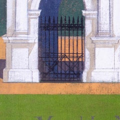 Marble Arch, London by Henry & Joyce Collins, acrylic on canvas board, 1981