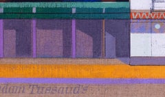 Planetarium & Madame Tussauds, London by Henry & Joyce Collins, acrylic canvas