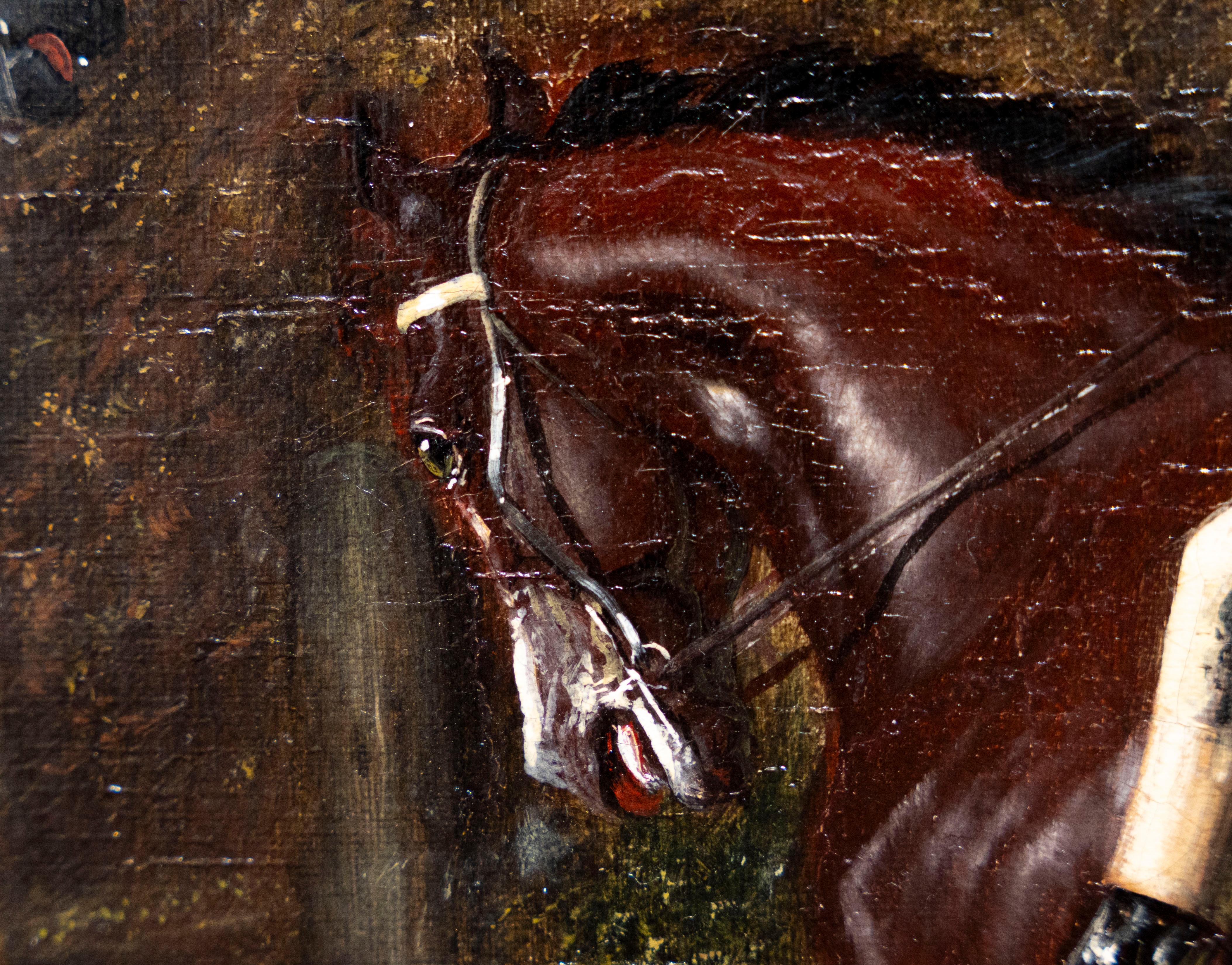 Paire de scènes de chasse, par Henry Barraud, 19ème siècle en vente 2