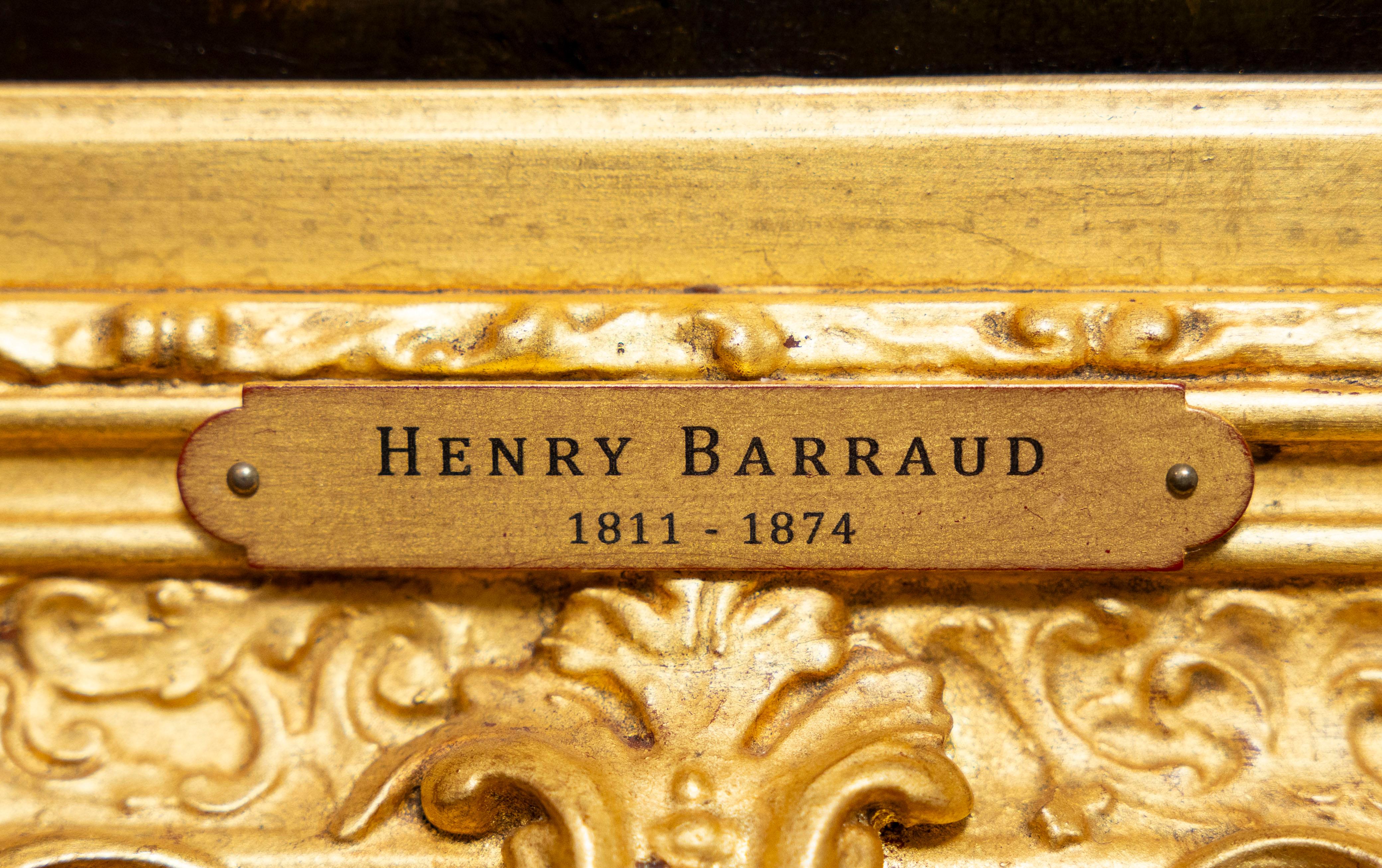 Paire de scènes de chasse, par Henry Barraud, 19ème siècle en vente 5