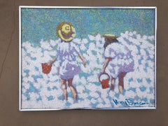 Henry Benson Children Playing in the Waves