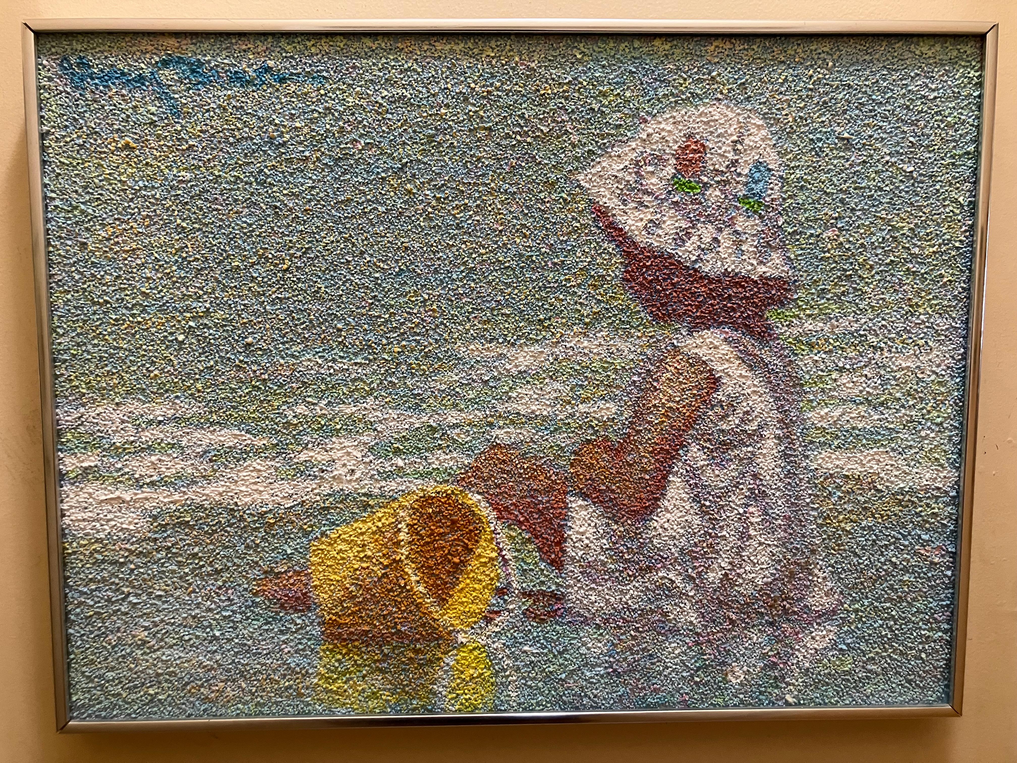 Henry Benson: 1930-1998. Listed American artist mostly associated with Florida. He started his painting career in the 1970s when he moved to Florida and his best known for these charming children at the beach scenes. He painted in the impressionist