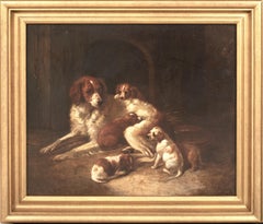 Colonel Mellish's Spaniels, Mutter und Puppies, 18. Jahrhundert