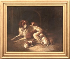 Colonel Mellish's Spaniels, Mother & Puppies, 18th Century