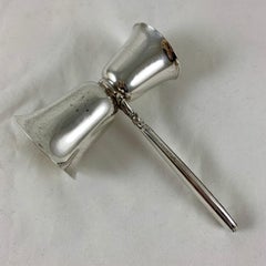 Henry Birks & Co Sterling Silver Double Jigger Ounce Measure Bar Tool Dated 1947