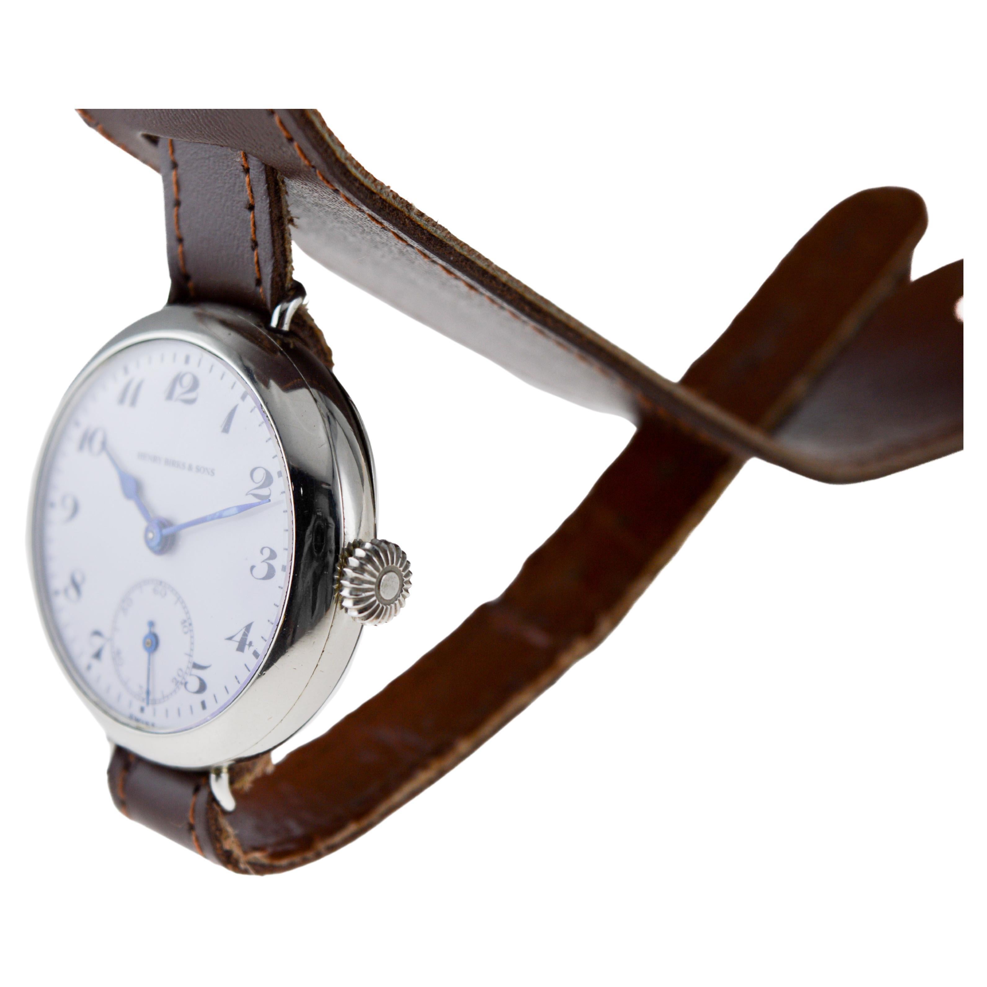 Henry Birks & Sons Campaign Watch circa 1915 For Sale 5