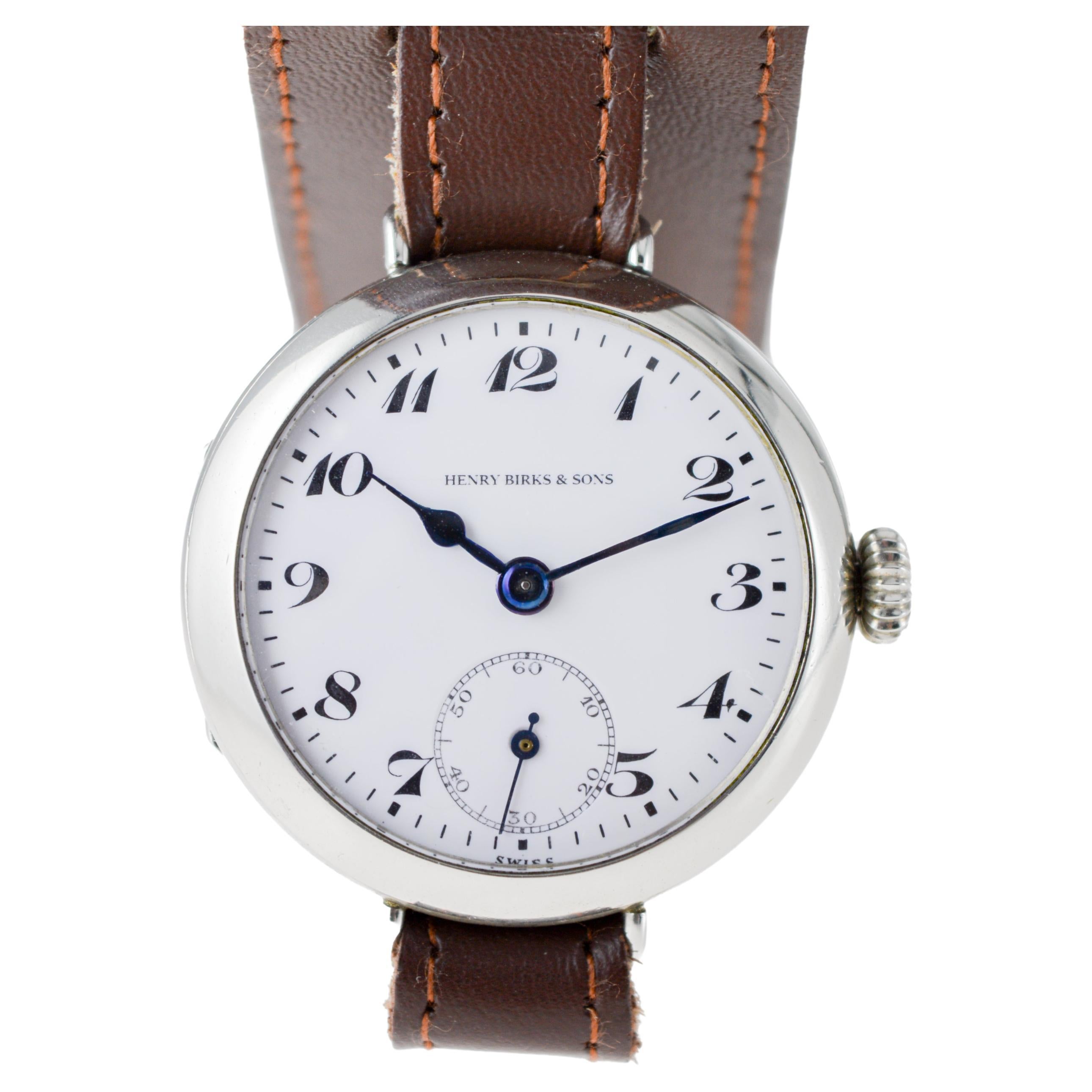 Henry Birks & Sons Campaign Watch circa 1915 For Sale 4
