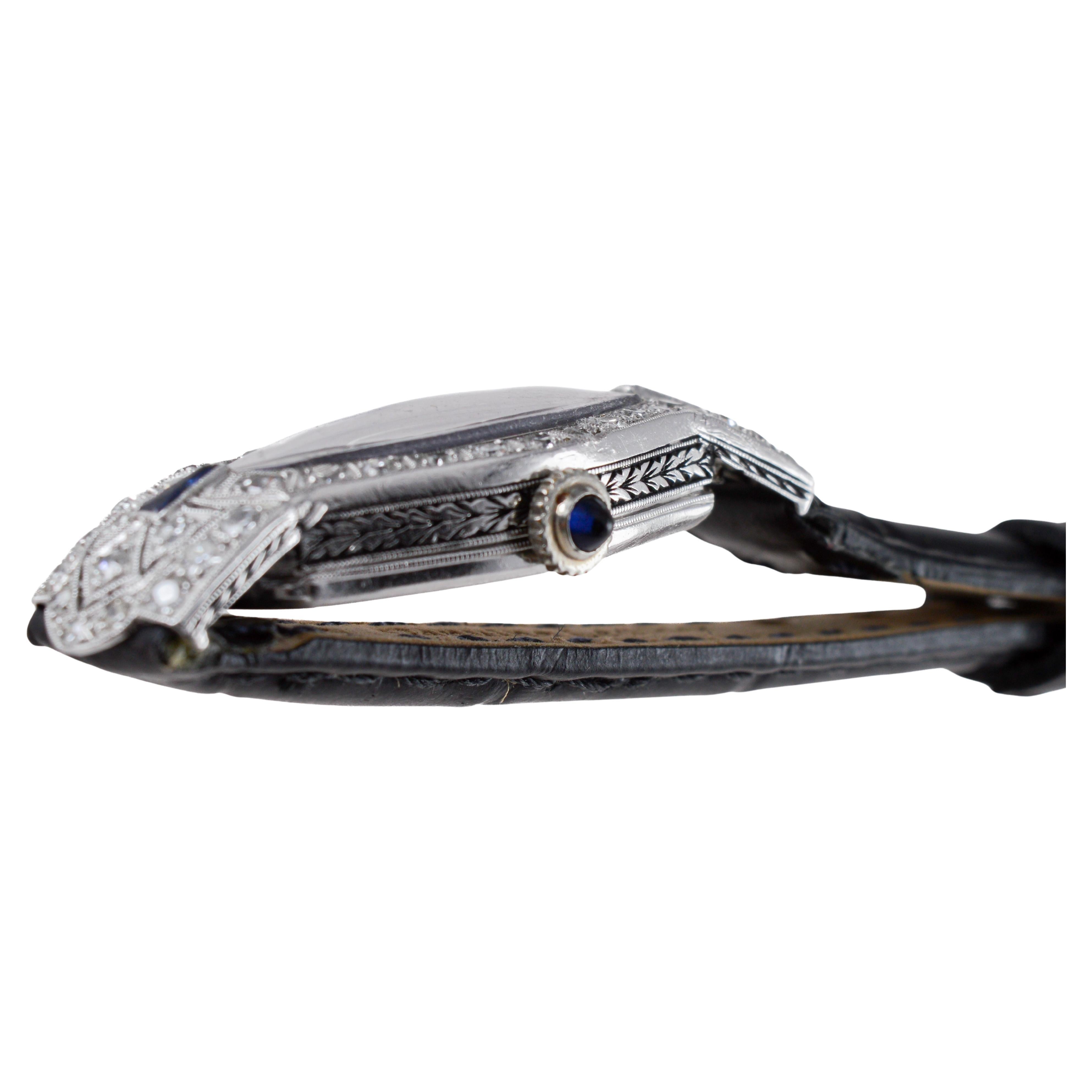 Henry Birks & Son, orologio da donna in platino, circa 1920 in vendita 5