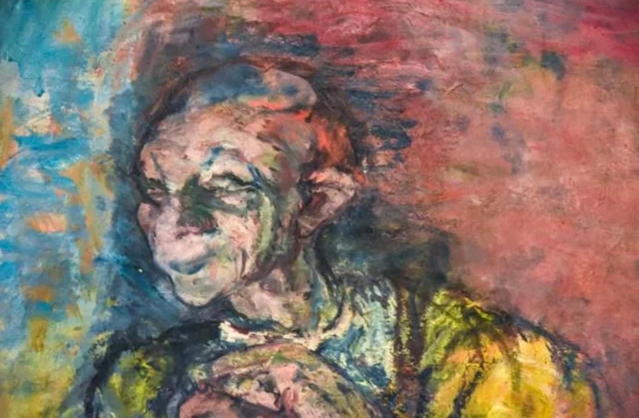 Henry Botkin Fauvist Expressionist Portrait Old Man Oil Painting WPA Artist 3