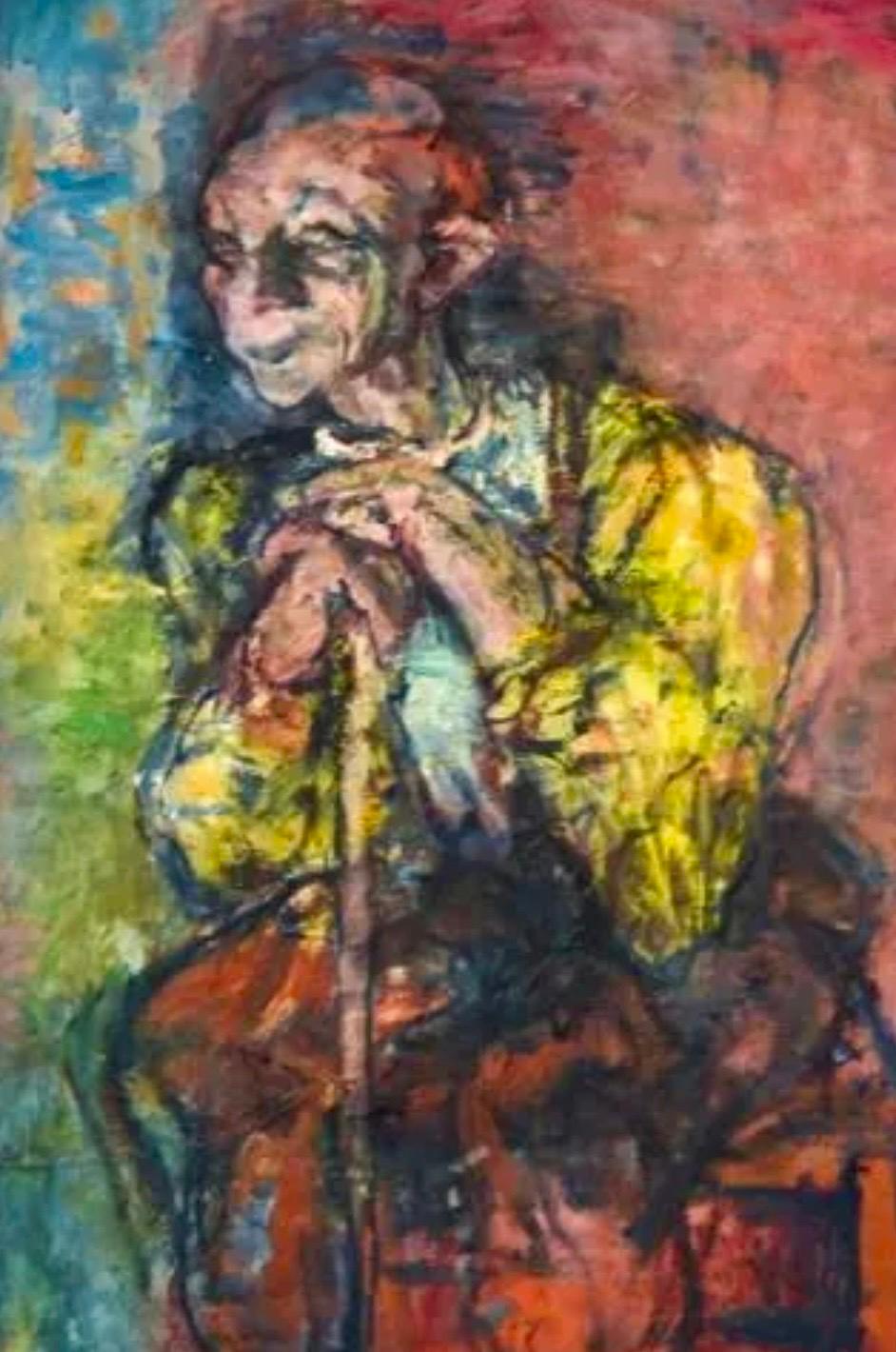 Henry Botkin Fauvist Expressionist Portrait Old Man Oil Painting WPA Artist 5