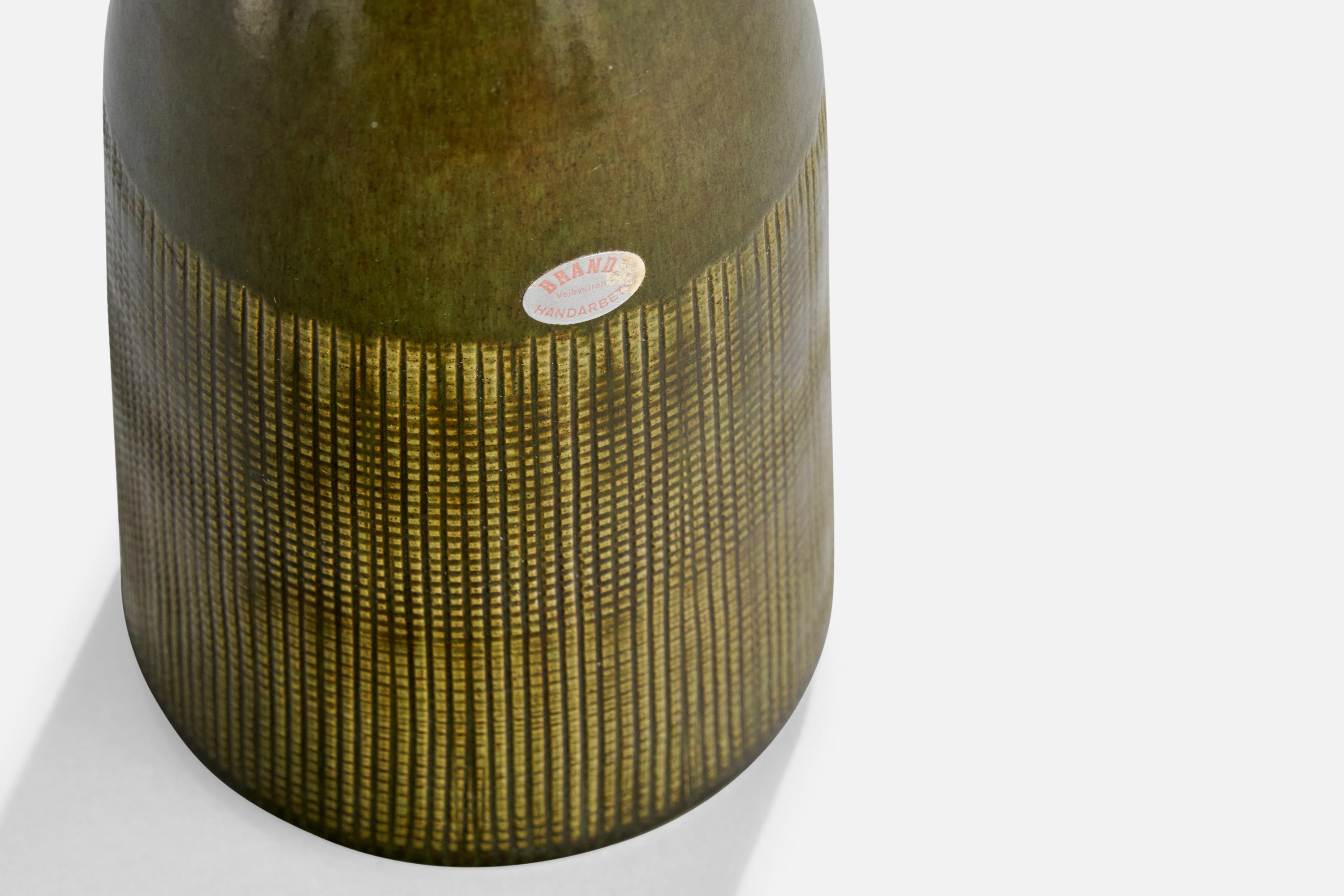 Mid-20th Century Henry Brandi, Table Lamp, Ceramic, Sweden, 1960s