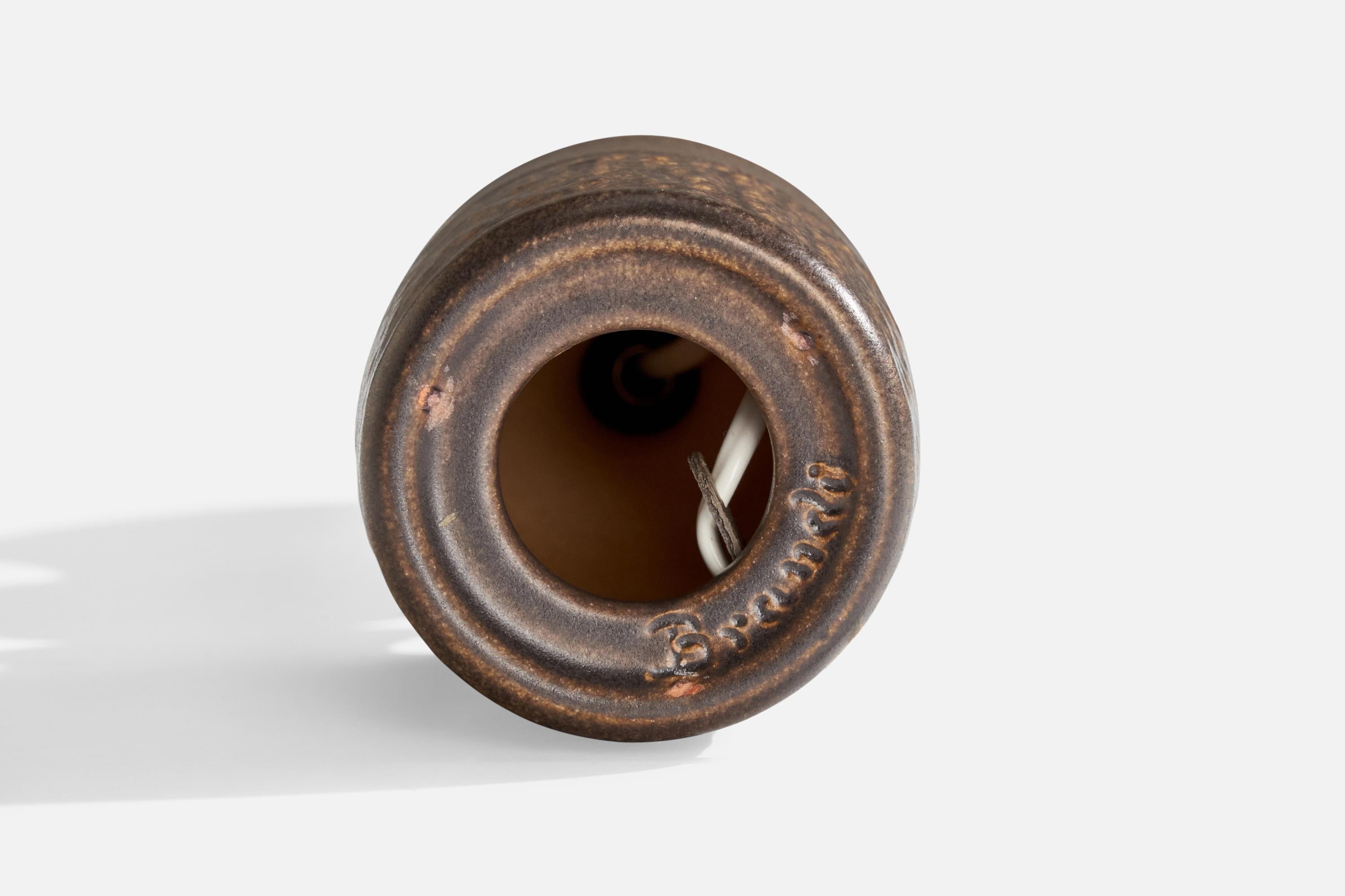 Henry Brandi, Lampada da tavolo, Ceramica, Svezia, anni '60 in vendita 3
