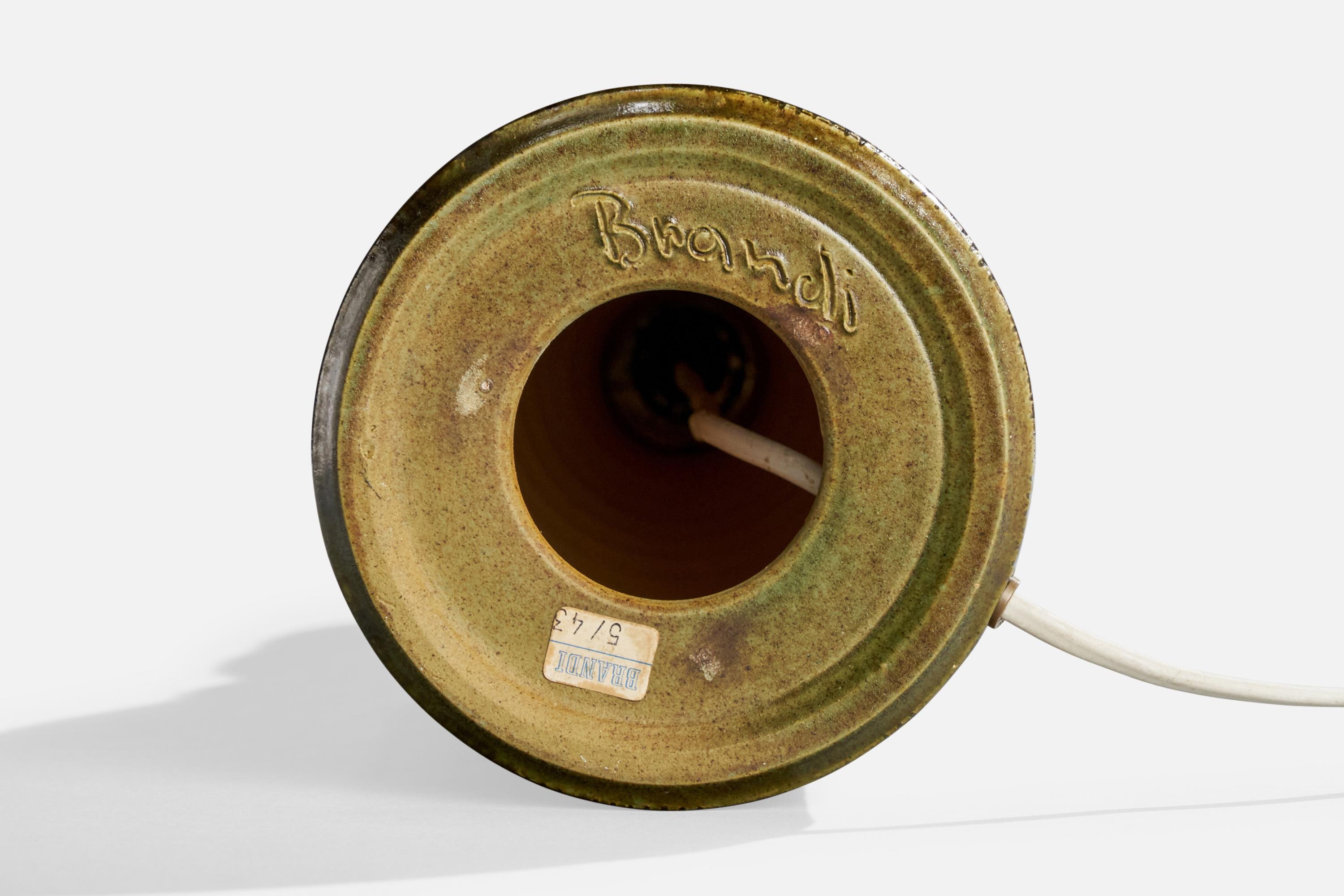 Henry Brandi, Table Lamp, Ceramic, Sweden, 1960s 2
