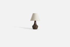 Henry Brandi, Table Lamp, Stoneware, Vejbystrand, Sweden, 1960s