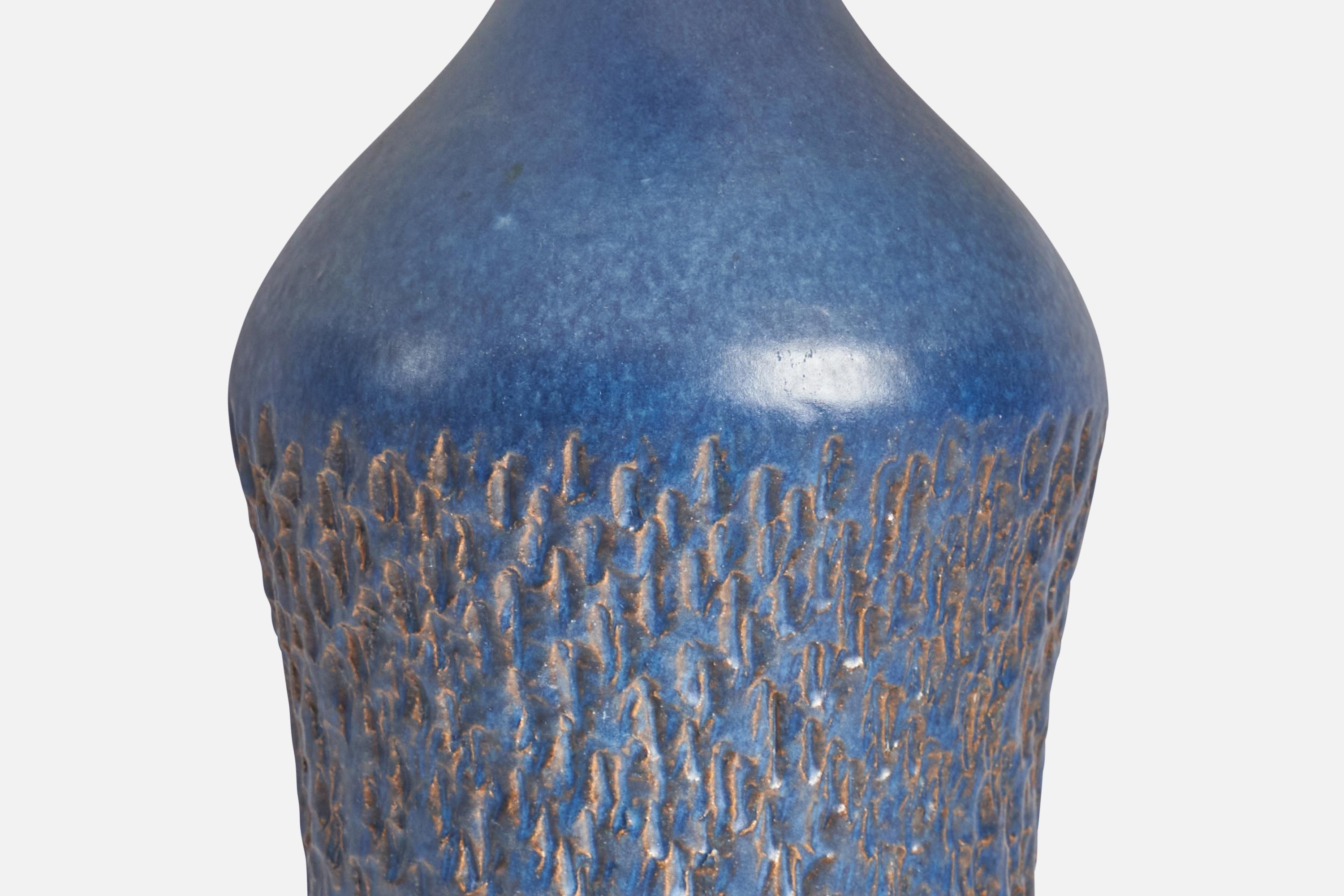 Henry Brandi, lampe de bureau, grès, Suède, années 1960 Bon état - En vente à High Point, NC