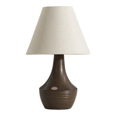 Henry Brandi, Table Lamp, Stoneware, Vejbystrand, Sweden, 1960s