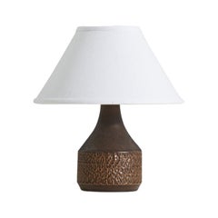 Henry Brandi, Table Lamp, Stoneware, Vejbystrand Sweden, 1960s
