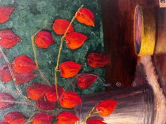 „Lanternes du Japon“ Olio cm. 46 x 38 1910 ca.