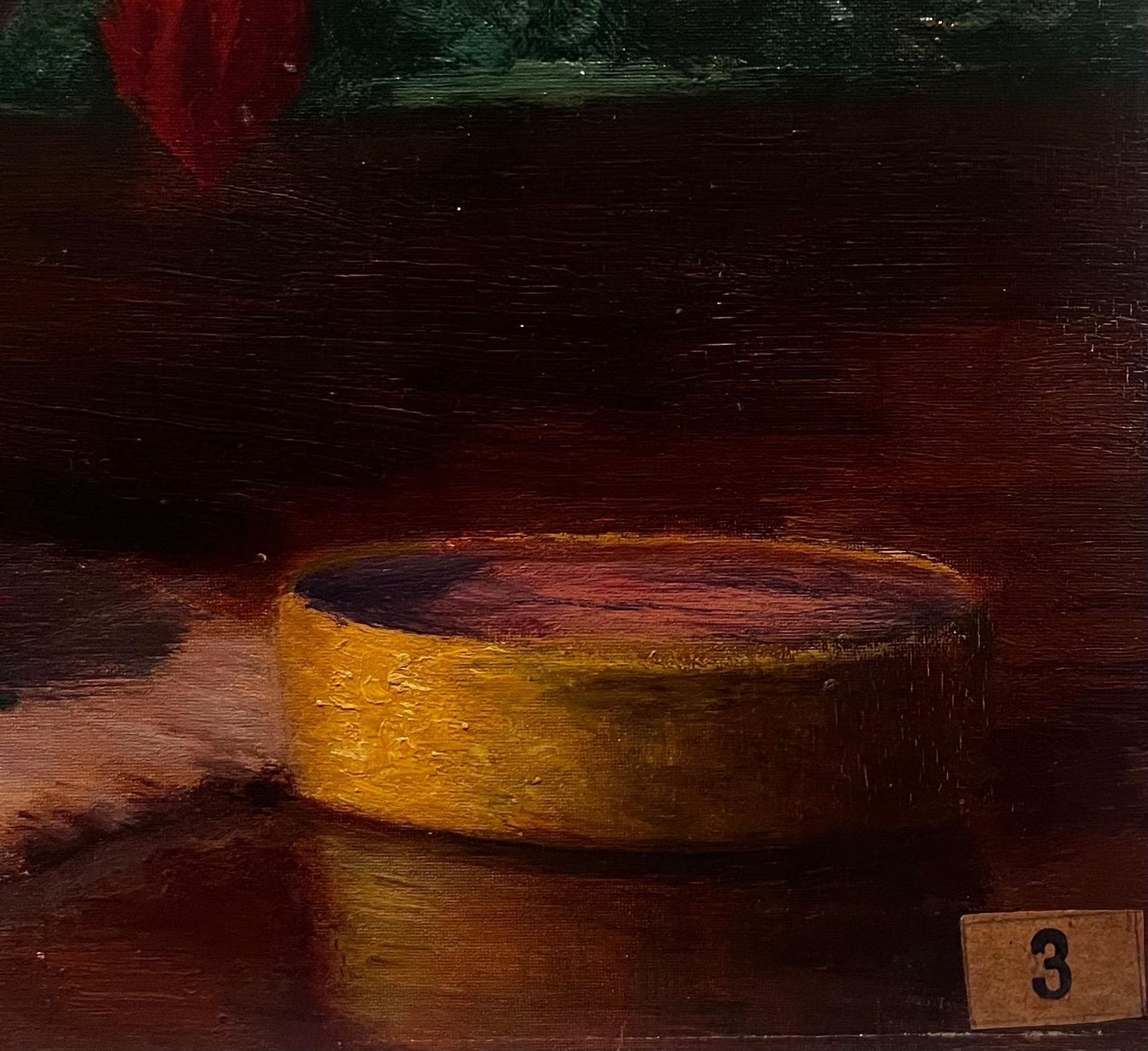 „Lanternes du Japon“ Olio cm. 46 x 38 1910 ca. im Angebot 1