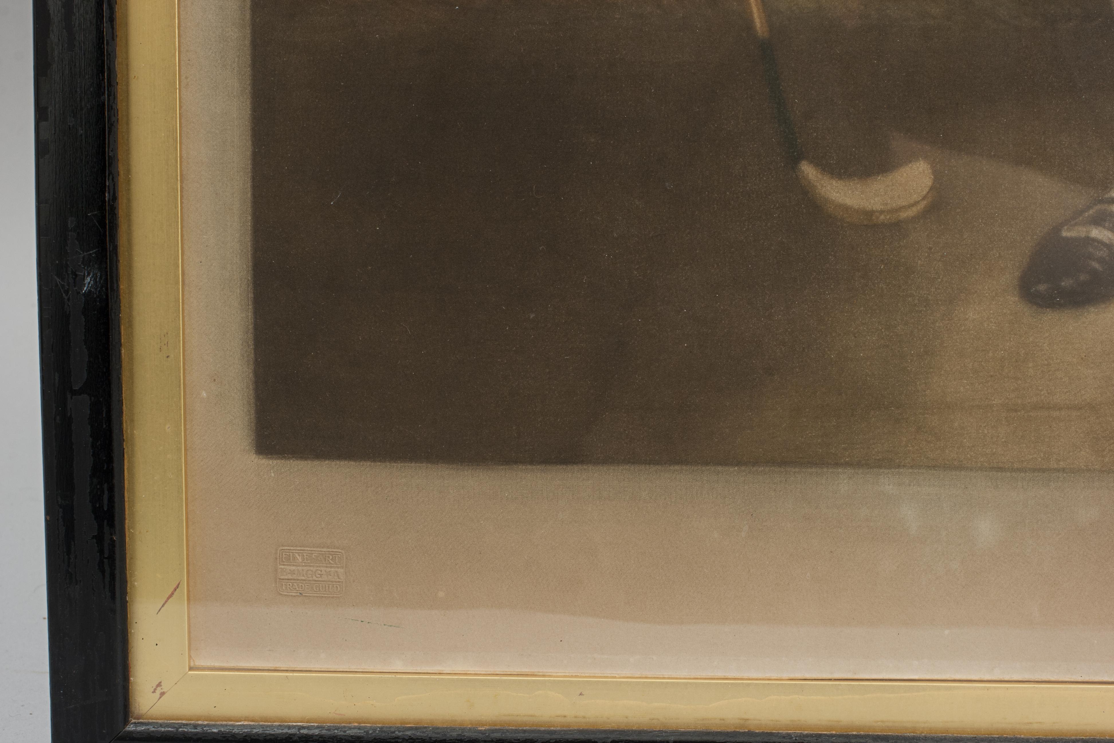 Henry Callender, Golf Picture, Mezzotint For Sale 1