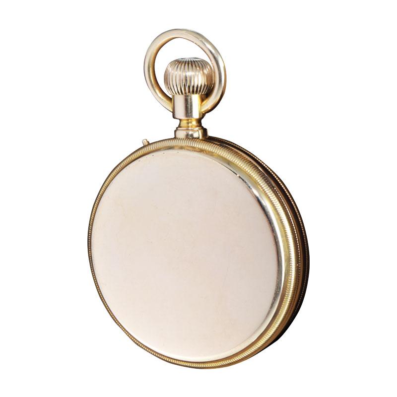 Henry Capt 18 Karat Gold Handmade 31 Jewel Quarter Repeating Watch, 1900er Jahre im Angebot 2