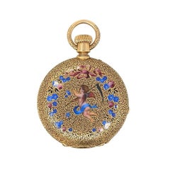 Henry Capt Geneve Gold 18 Karat Yellow Gold Pocket Watch