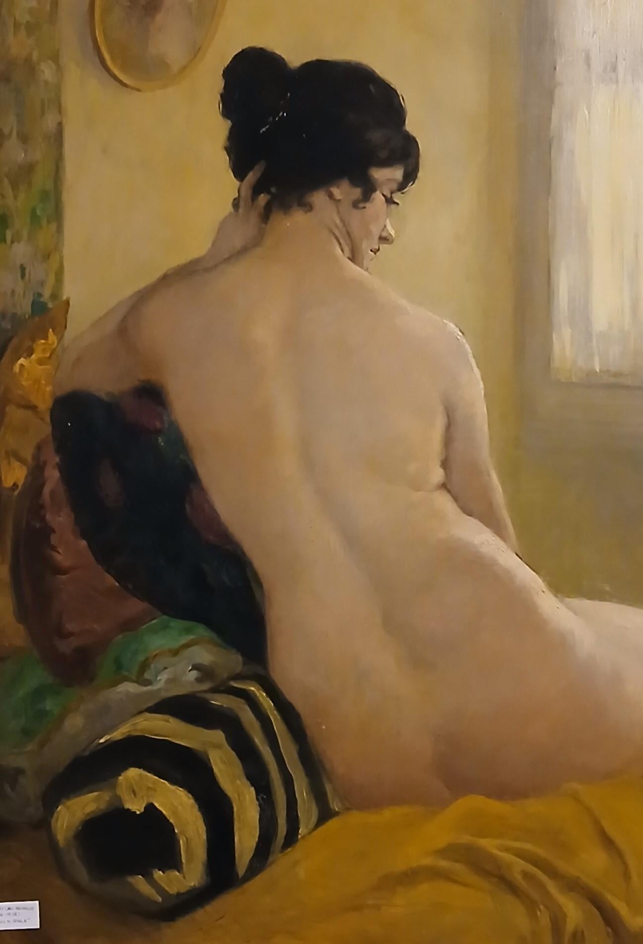 Henry Caro-Delvaille (1876-1928) 'Desnudo femenino' Óleo sobre lienzo en bastidor firmado abajo a la derecha.

Daniel Auguste Benjamin Delvaille, conocido como Henry Caro-Delvaille, nació en Bayona el 6 de julio de 1876, en el número 35 de la rue