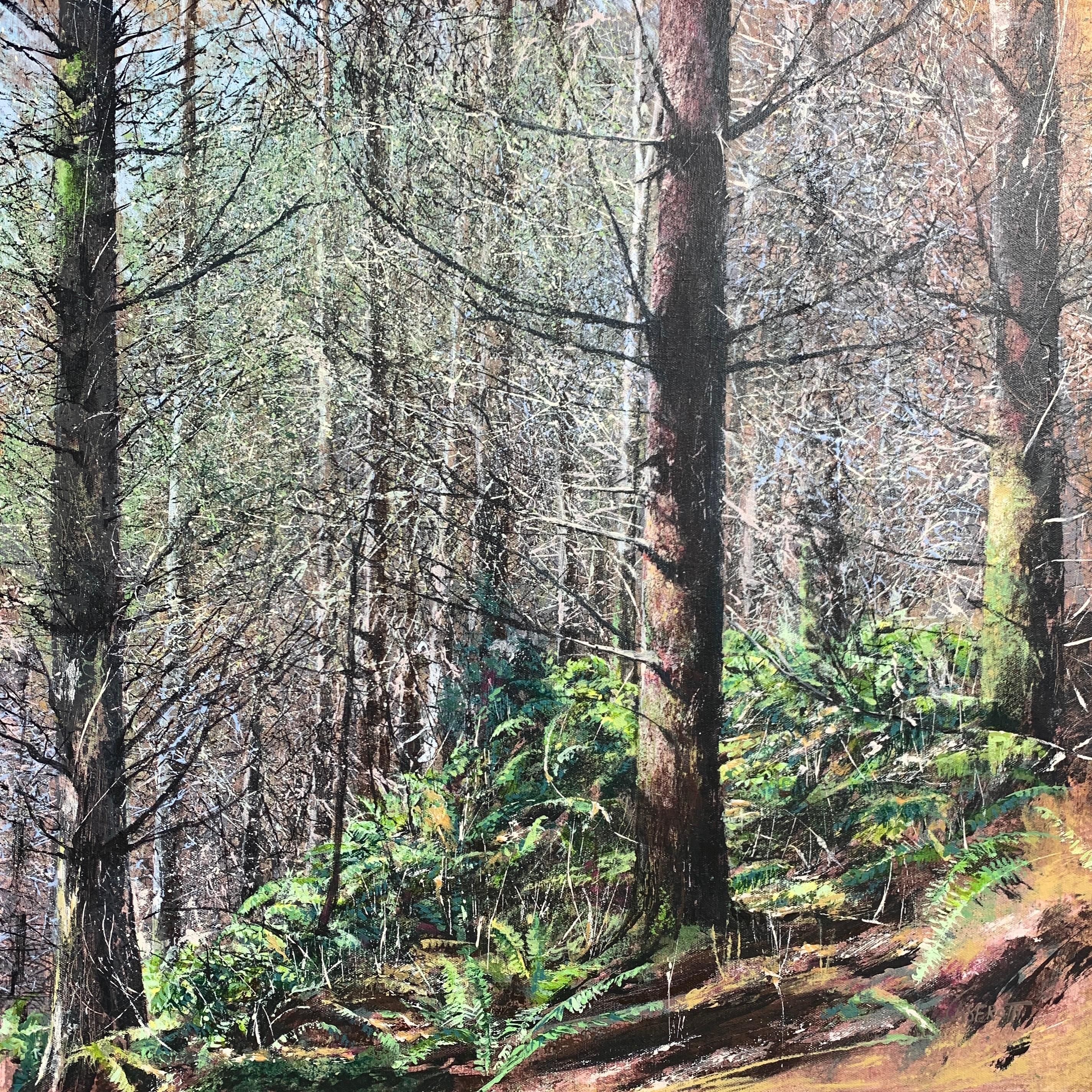 Des chutes de Porter Creek, 3, peinture originale