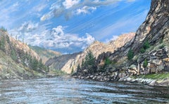 Peinture originale de Salmon River Vista