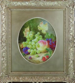 Coppia di oli su tavola, Henry Chaplin. "Frutta" e "Fiori"
