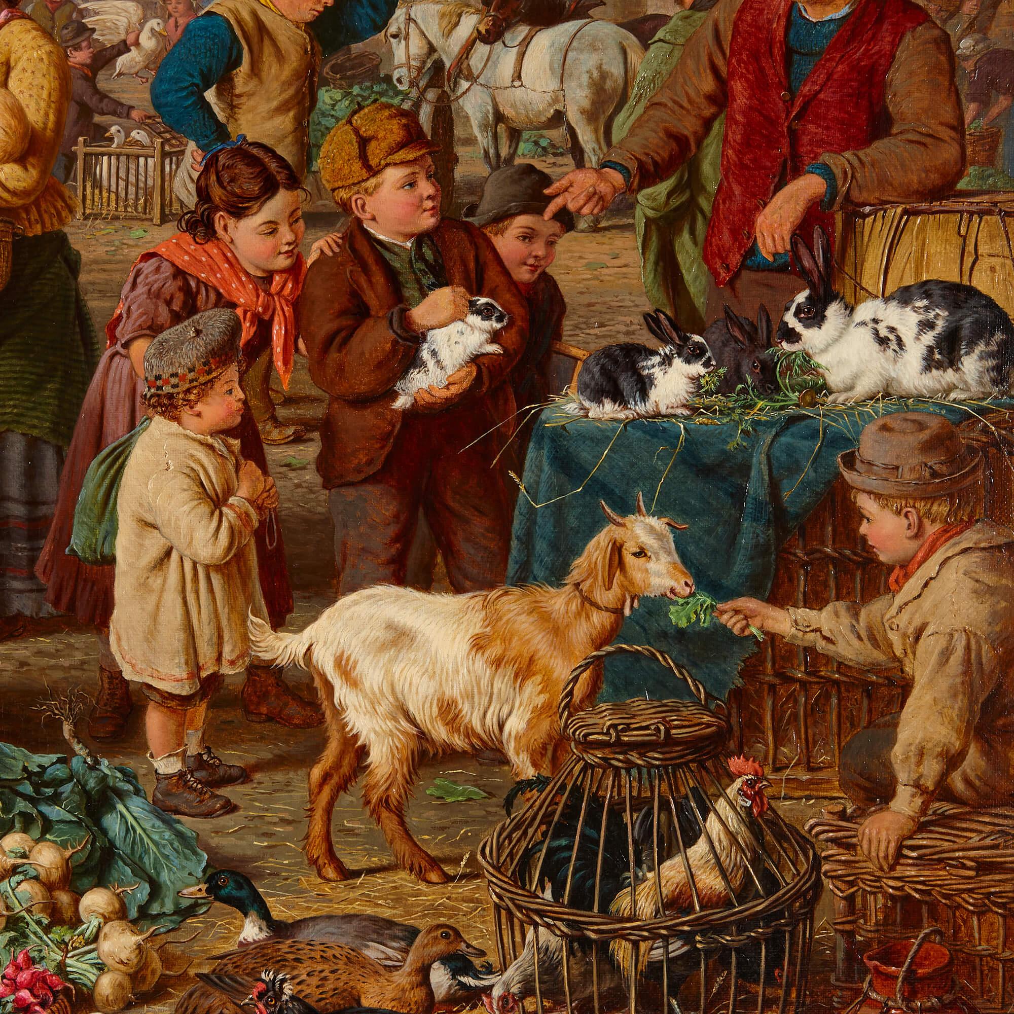 charles painting goat