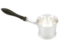 Antique Sterling Silver Henry Chawner Brandy Pan