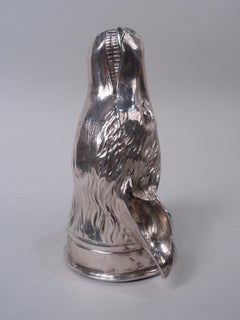 Coupe à étrier anglaise géorgienne en argent sterling avec renard Henry Chawner 1788