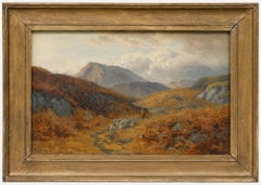 Henry Cheadle (1852-1910) - Framed Early 20th Century Oil, Sheep Herding