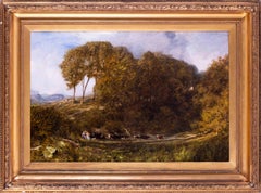 19th Century British landscape,  the head of the Glen, by Henry Clarence Whaite