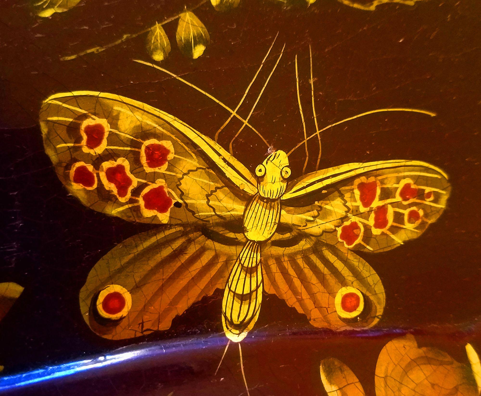 Henry Clay Papier Mâché Lacquered Tray and Base For Sale 6