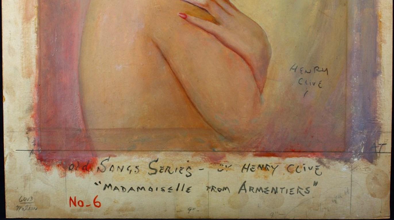 Mademoiselle from Armentières - Art Deco Painting by Henry Clive