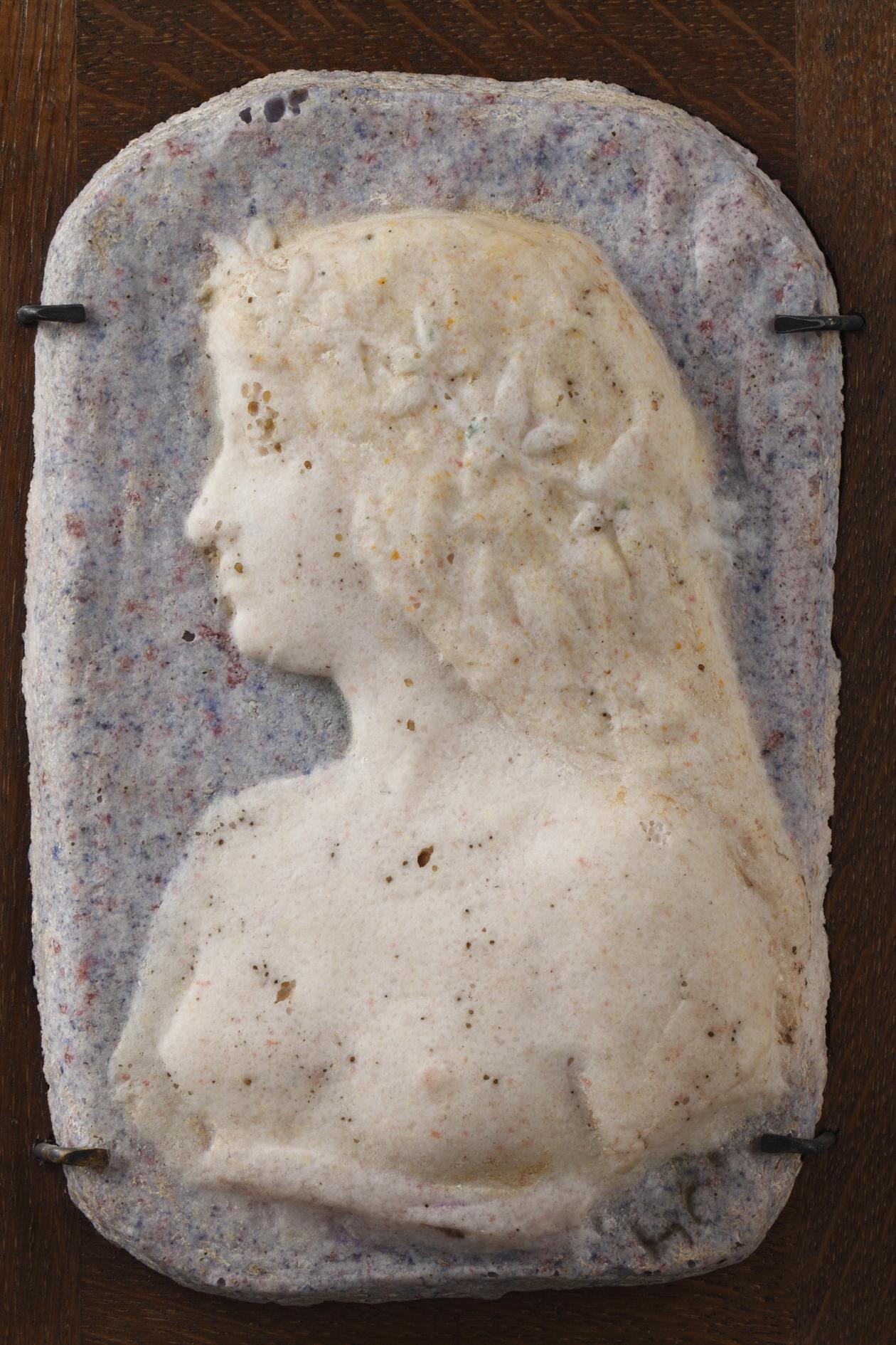Profilo di una giovane donna - Art Scuola francese di Henry Cros