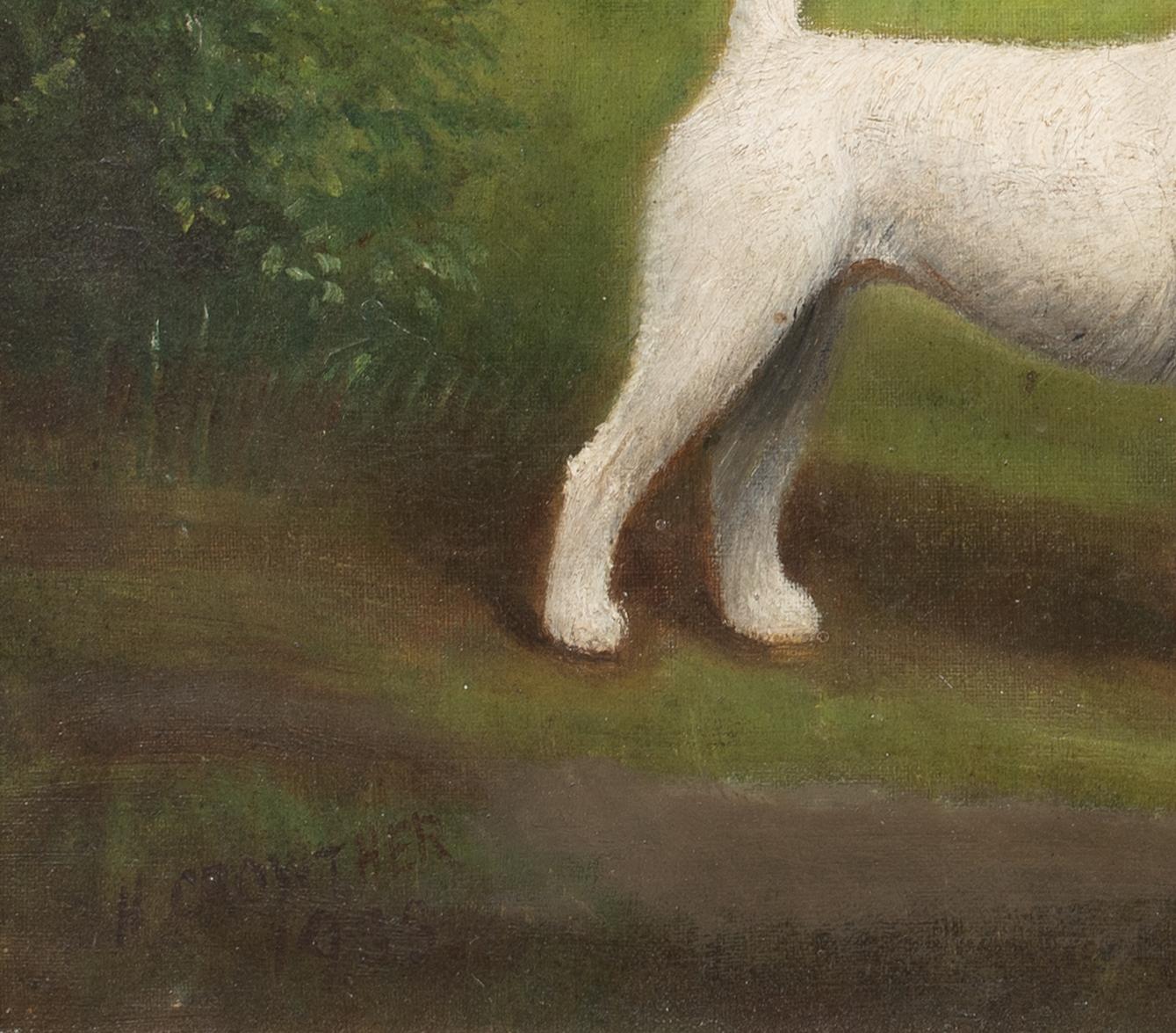 Porträt eines Fuch Terriers aus Drahthaar, 19. Jahrhundert  von Henry CROWTHER um 1935 im Angebot 6